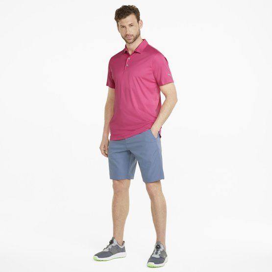 Puma Gamer Halbarm Polo pink