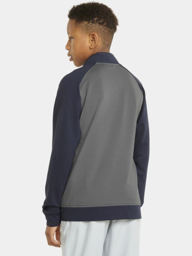 Puma Boys Full Zip Stretch Jacke navy