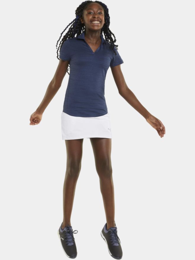 Puma Girls Solid Knit Skort weiß