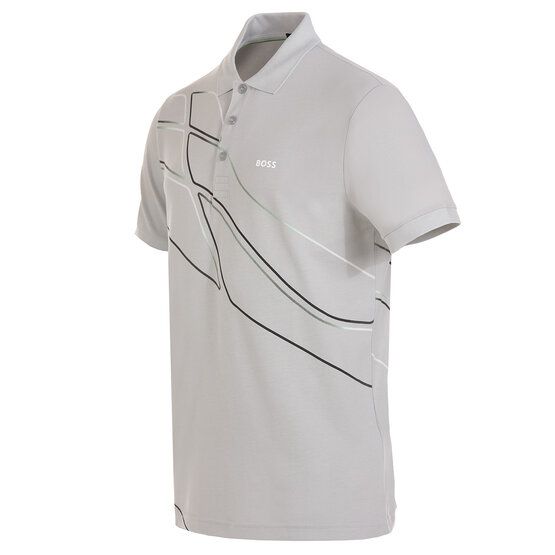 BOSS  Paddy 3 half sleeve polo light gray