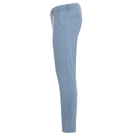 Alberto ROOKIE - Ceramica Gabardine lang Hose hellblau