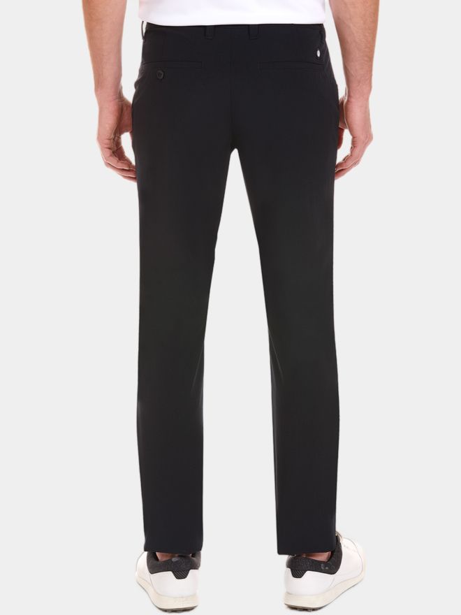 Alberto Rookie - Tech print Chino Hose navy