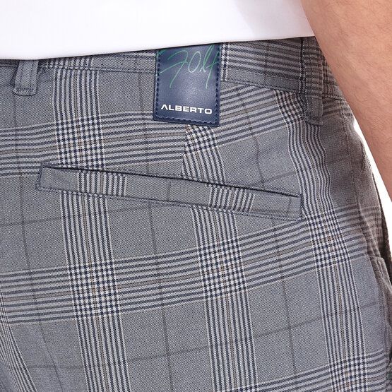 Alberto ROOKIE - Smart Check Chino Hose kariert