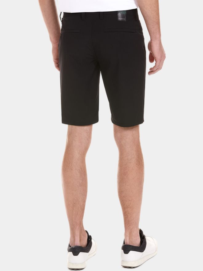 Alberto EARNIE - Tech Print Bermuda Hose schwarz