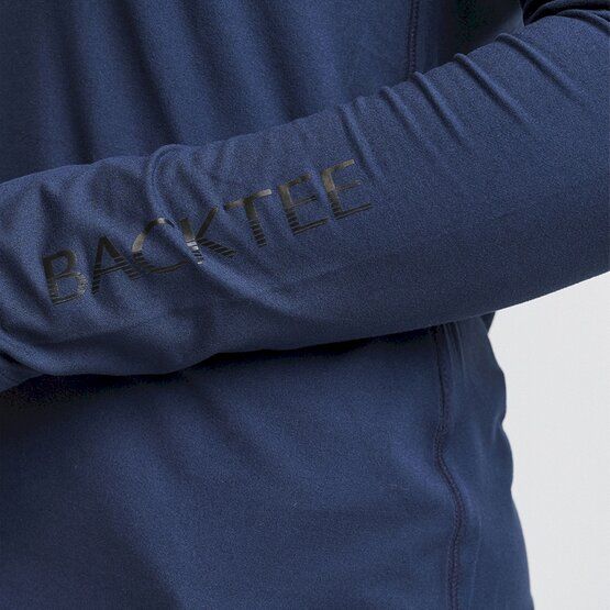 Backtee First Skin Turtle Neck Mock Unterzieher navy