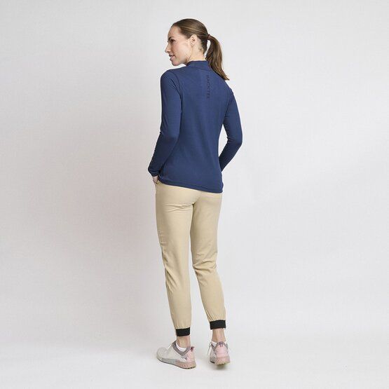 Backtee First Skin Turtle Neck Mock Unterzieher navy