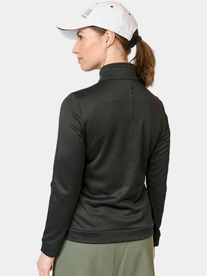 Backtee Zip Shield Midlayer Thermo Jacke schwarz