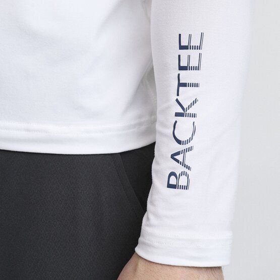 Backtee  First Skin Turtle Neck Mock Underwear white