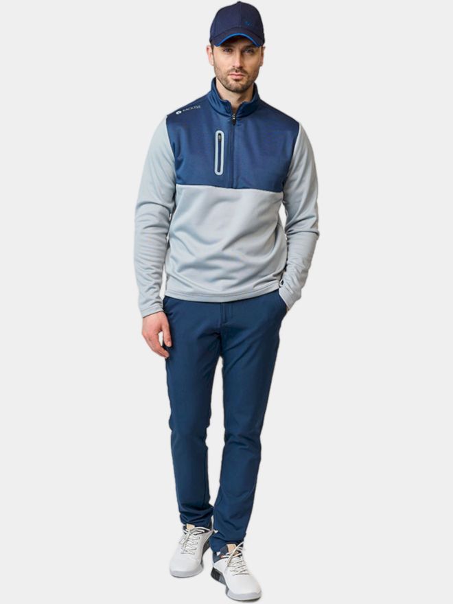 Backtee Zipneck Shield Thermo Midlayer grau