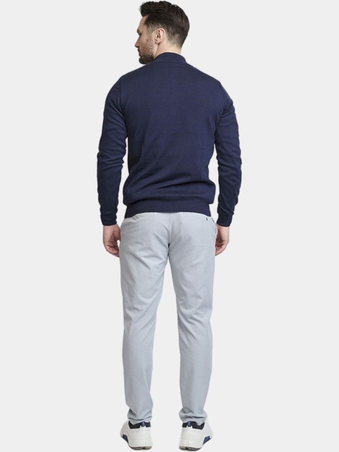 Backtee Windbreaker Sweater Wind stop knitted navy