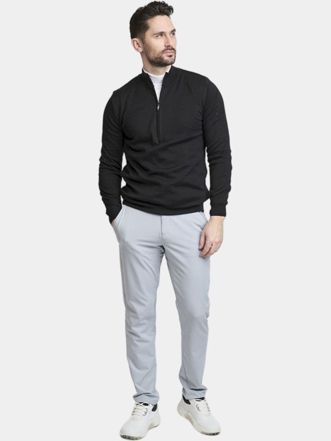 Backtee Windbreaker Sweater Wind stop knitted black