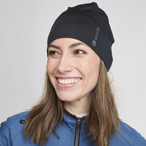 Backtee Unisex Baselayer Beanie Mütze schwarz