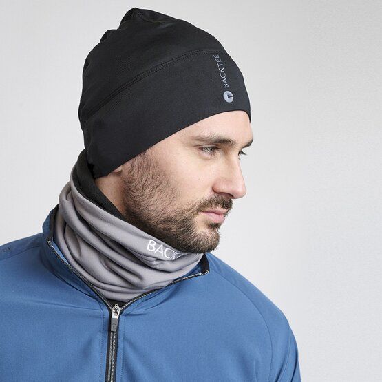 Backtee Unisex Baselayer Beanie Mütze schwarz