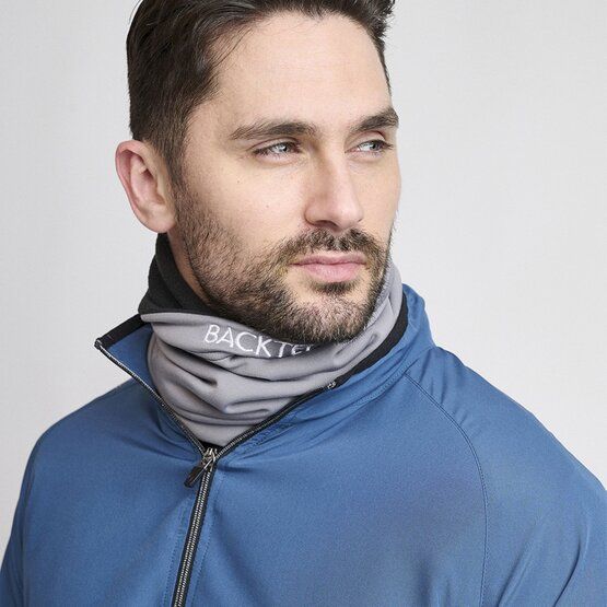 Backtee  Neckwarmer scarf light gray