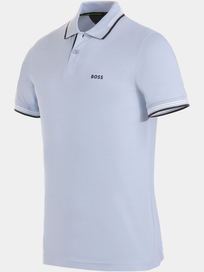 BOSS Paul Halbarm Polo lila