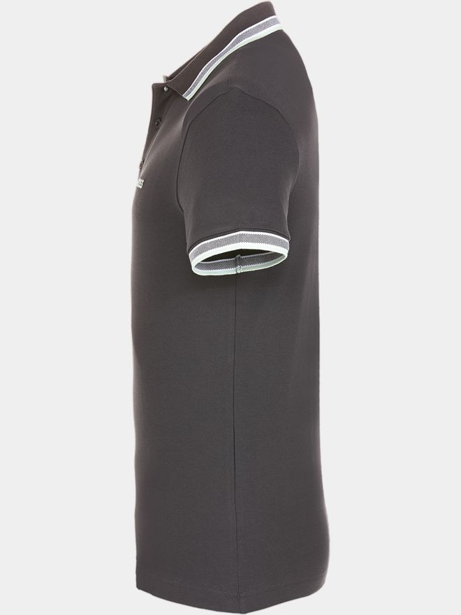 BOSS Paddy Halbarm Polo anthrazit