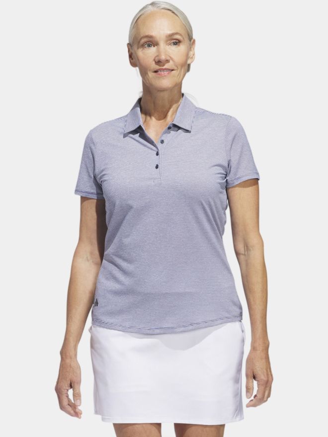 adidas polo s mini proužkem a krátkým rukávem námořnická modrá