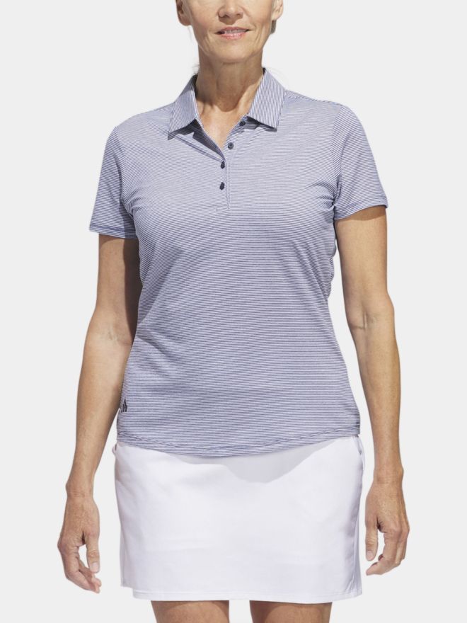 adidas polo s mini proužkem a krátkým rukávem námořnická modrá