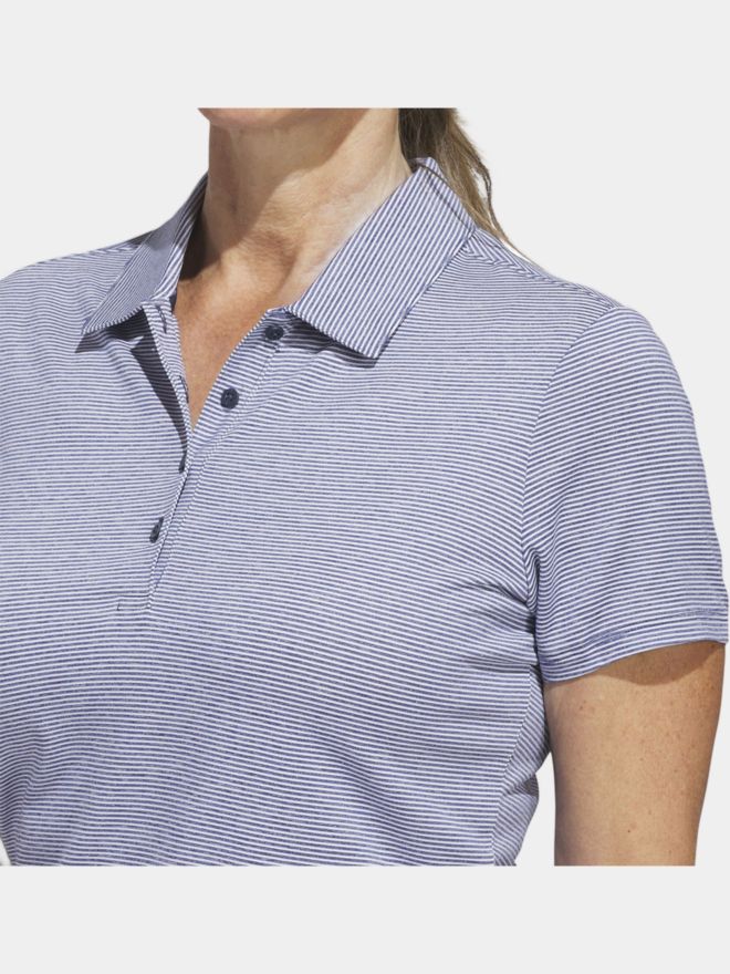 adidas polo s mini proužkem a krátkým rukávem námořnická modrá