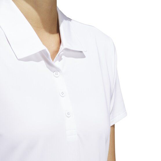 Adidas  Ultimate365 Solid Half Sleeve Polo white