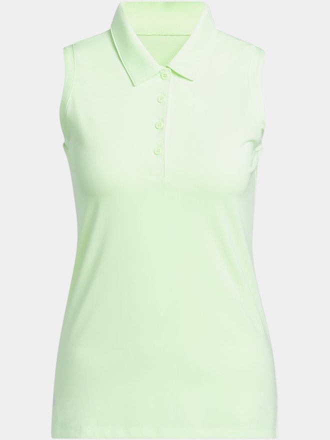 adidas Ultimate365 Solid ohne Arm Polo hellgrün