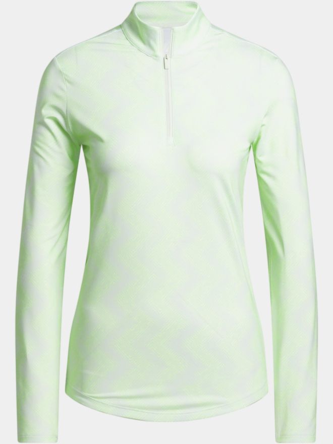 adidas ULT C PRT LS Stretch Unterzieher hellgrün