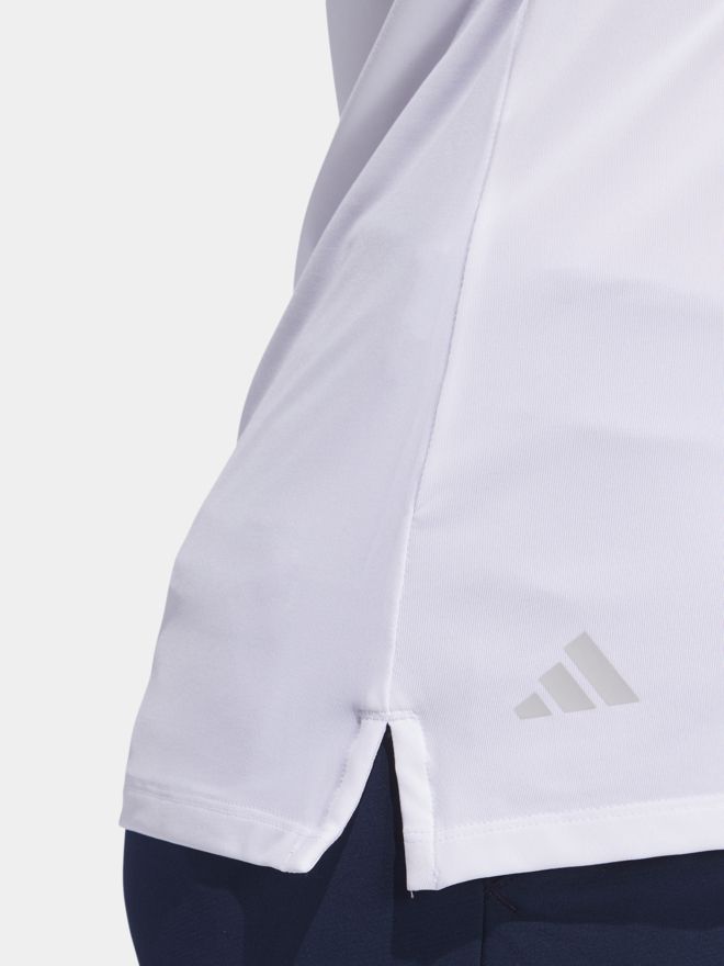 adidas Ultimate365 Solid Sleeveless ohne Arm Polo weiß