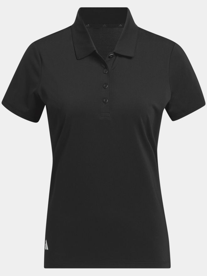 adidas Ultimate365 Solid Halbarm Polo schwarz