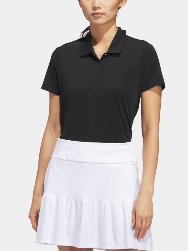 adidas Ultimate365 Solid Halbarm Polo schwarz
