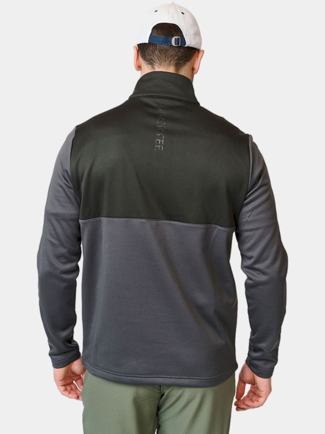 Backtee Zipneck Shield Thermo Midlayer dunkelgrau