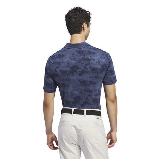 Adidas Go-To Print Halbarm Polo navy