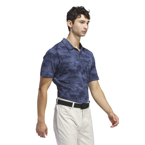 Adidas Go-To Print Halbarm Polo navy