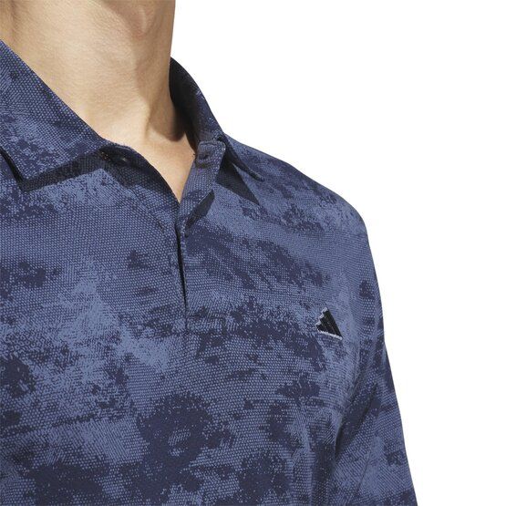 Adidas Go-To Print Halbarm Polo navy