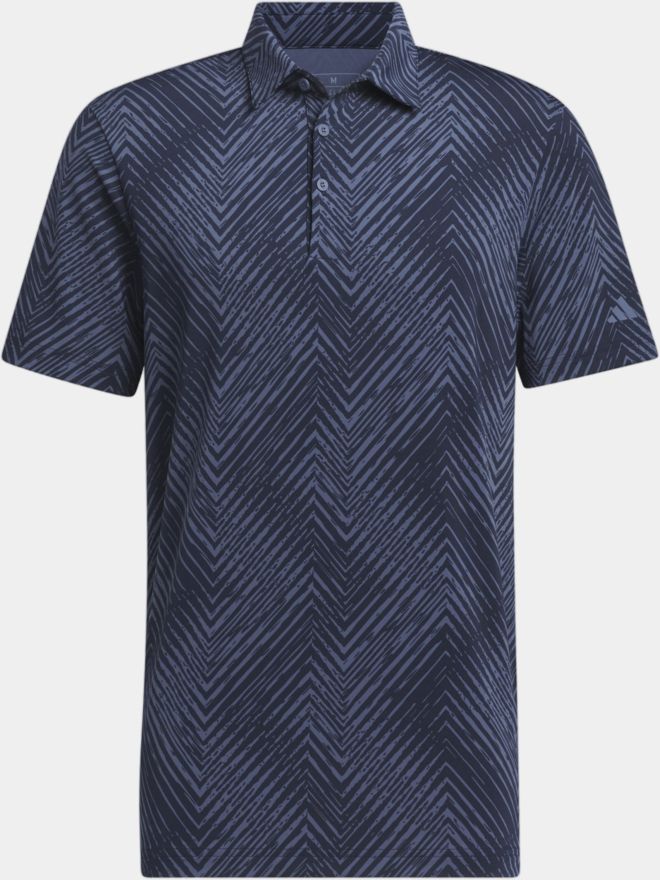 adidas Ultimate365 Allover Print Halbarm Polo navy