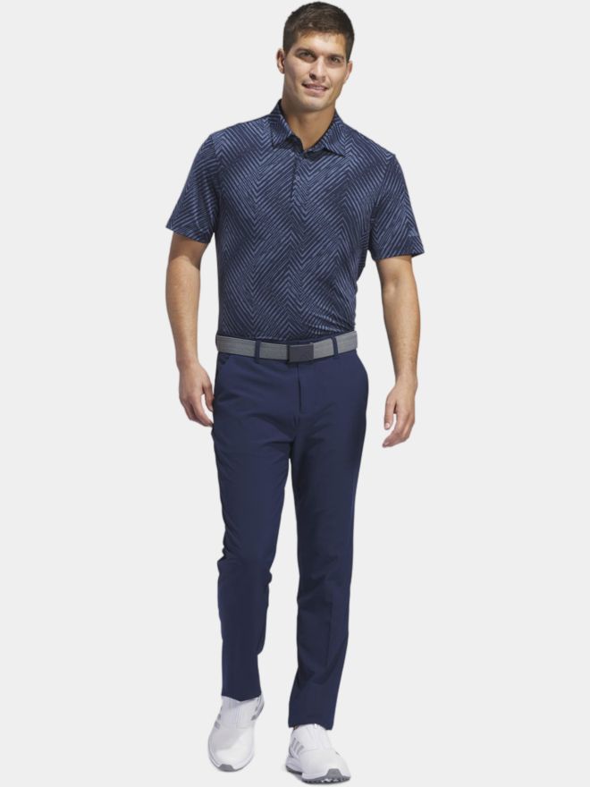 adidas Ultimate365 Allover Print Halbarm Polo navy