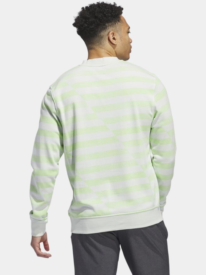 adidas Ultimate365 Printed Crewneck Sweatshirt Stretch Midlayer hellgrün