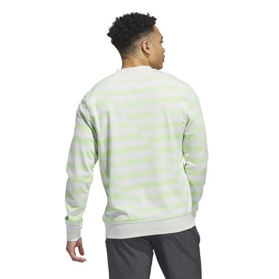 adidas  Ultimate365 Printed Crewneck Sweatshirt Stretch Midlayer light green