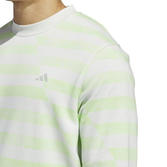 Adidas Ultimate365 Printed Crewneck Sweatshirt Stretch Midlayer hellgrün