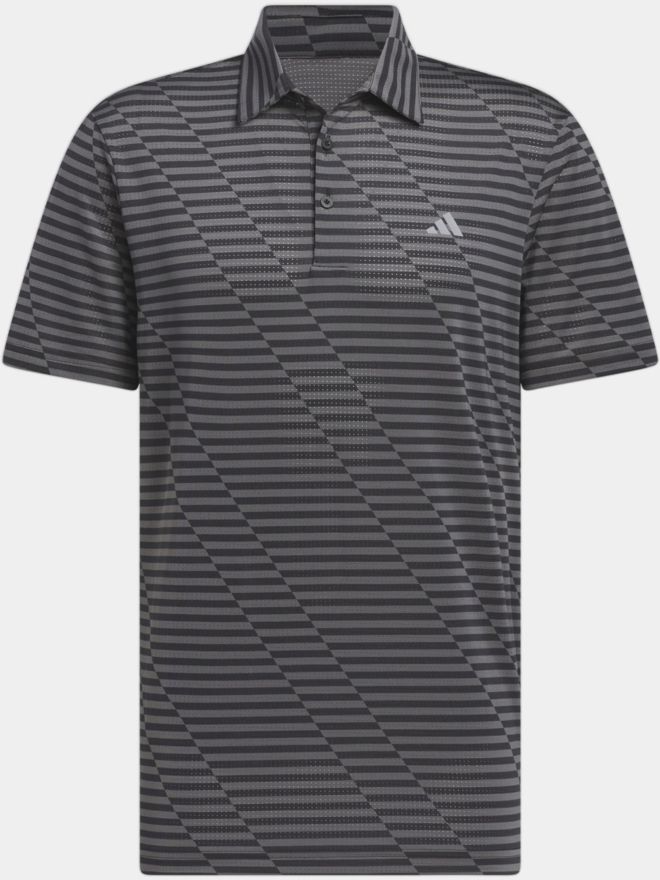 adidas Ultimate365 Mesh Print Halbarm Polo schwarz