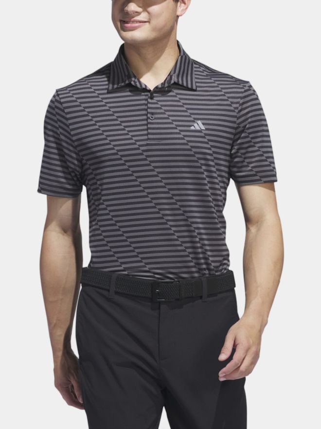 adidas Ultimate365 Mesh Print Halbarm Polo schwarz