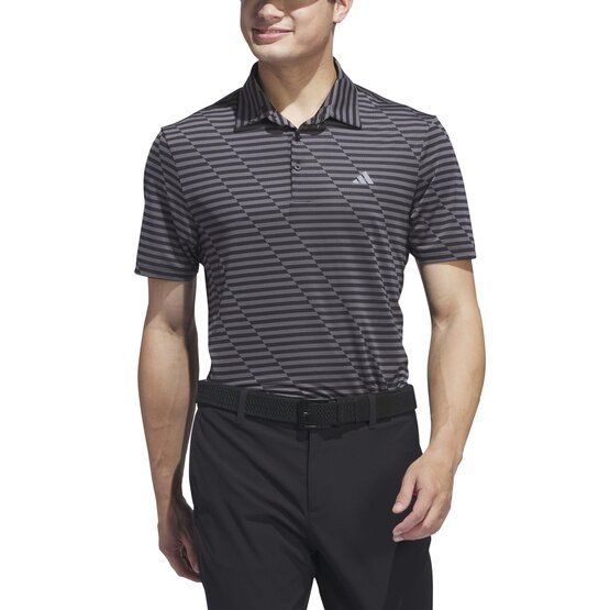 Adidas Ultimate365 Mesh Print Halbarm Polo schwarz