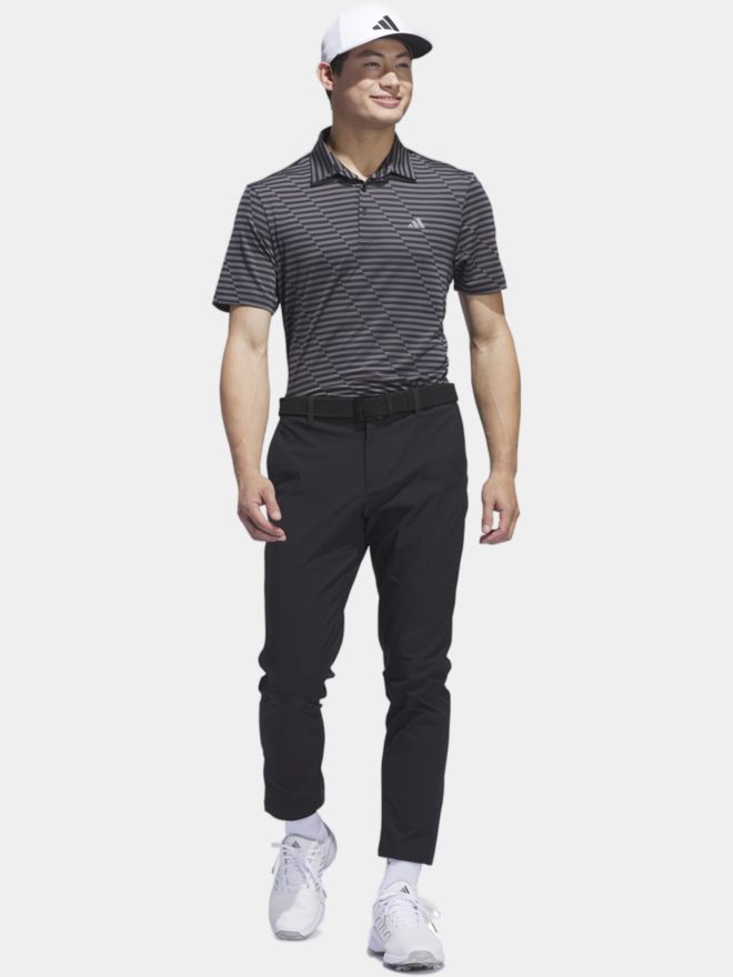 adidas Ultimate365 Mesh Print Halbarm Polo schwarz