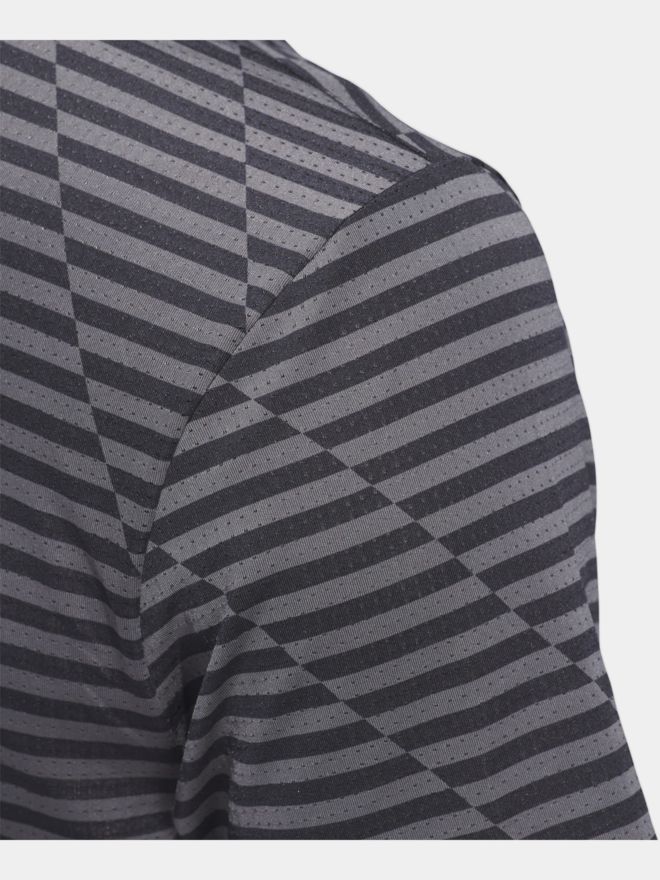 adidas Ultimate365 Mesh Print Halbarm Polo schwarz