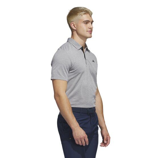 Adidas  Drive HTR half sleeve polo gray melange