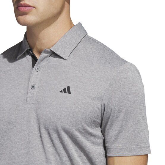 Adidas  Drive HTR half sleeve polo gray melange