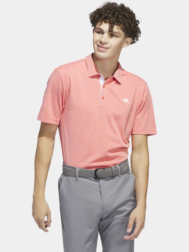adidas Drive HTR Halbarm Polo rot