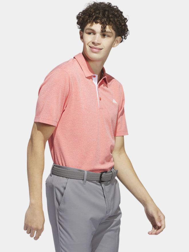 adidas Drive HTR Halbarm Polo rot