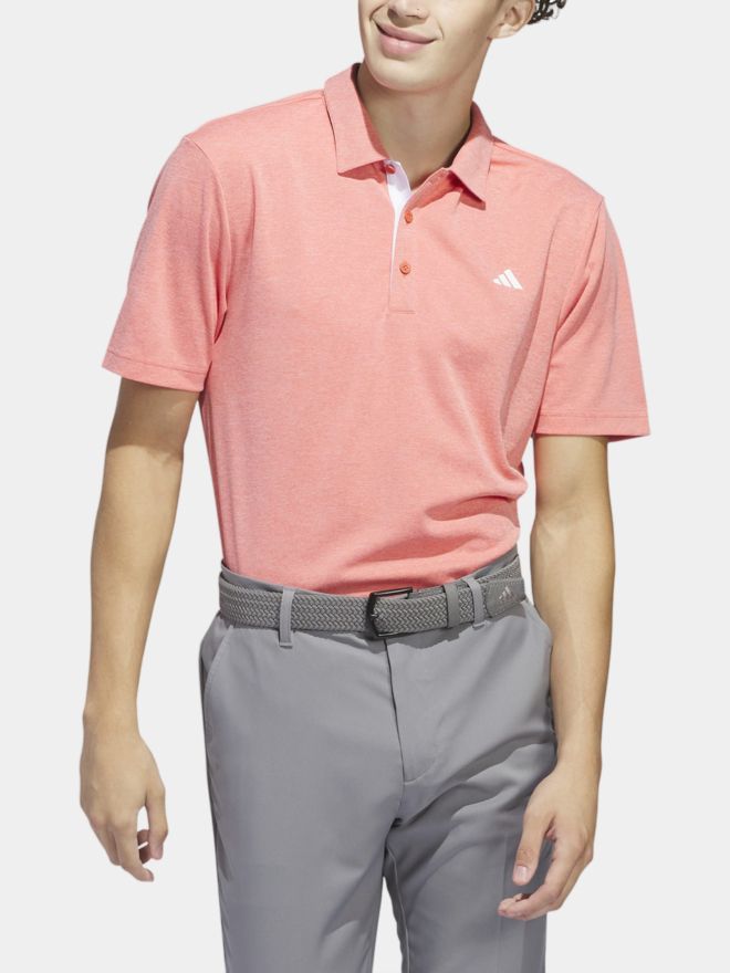 adidas Drive HTR Halbarm Polo rot