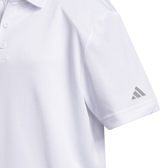 adidas  Boys Performance Half Sleeve Polo white