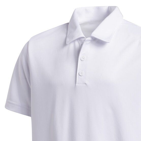 adidas  Boys Performance Half Sleeve Polo white